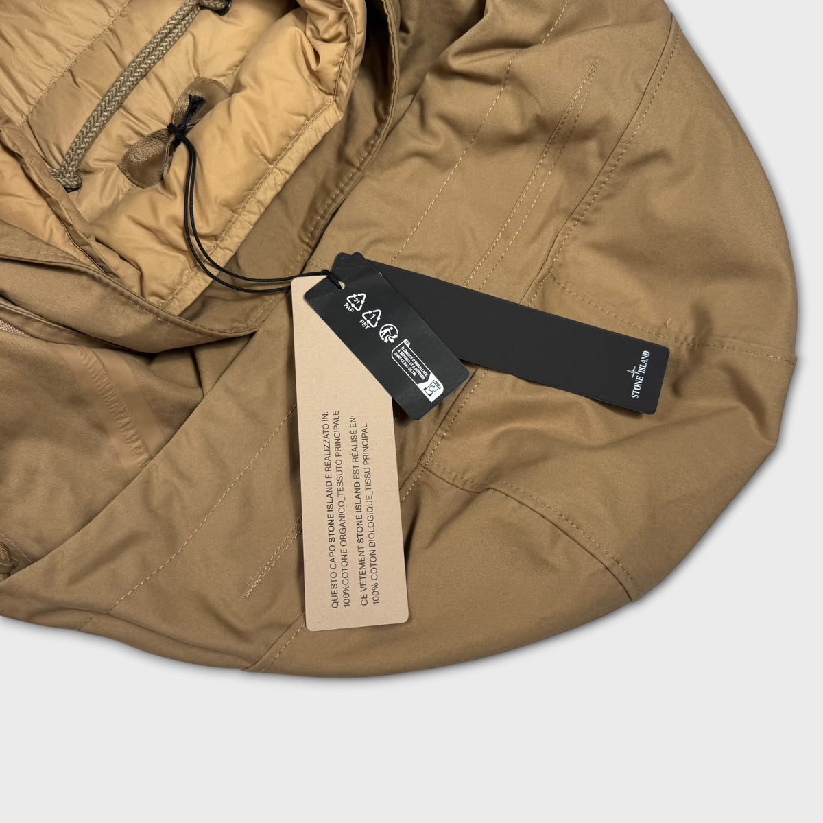 Stone Island 2025 O-Ventile Down Ghost Parka Jacket M