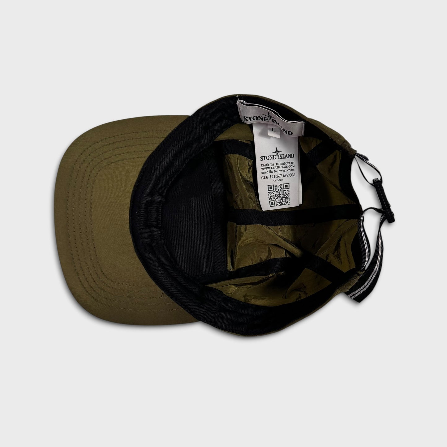 Stone Island 5-Panel Nylon Metal Cap L