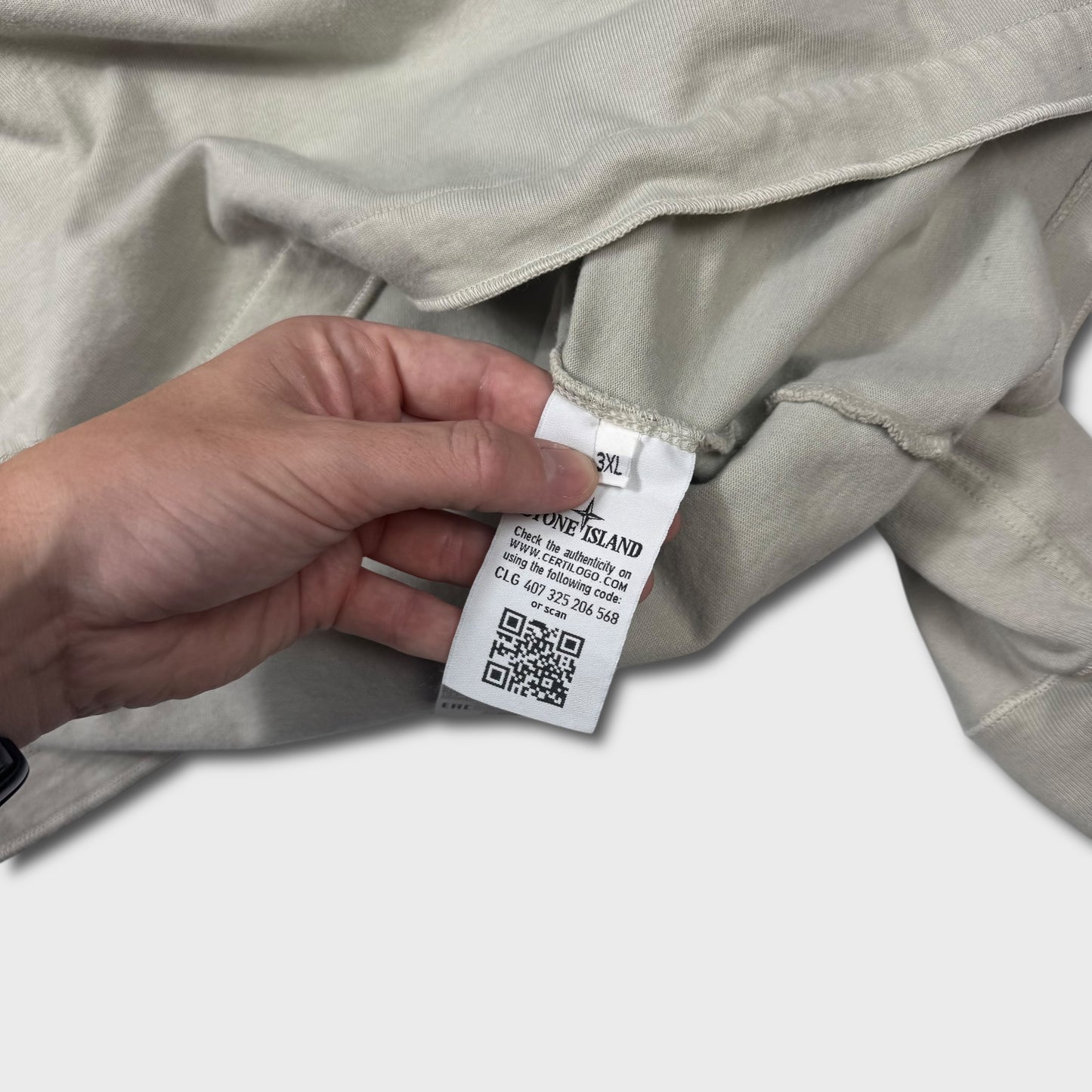 Stone Island Lightweight Grey Crewneck XXL