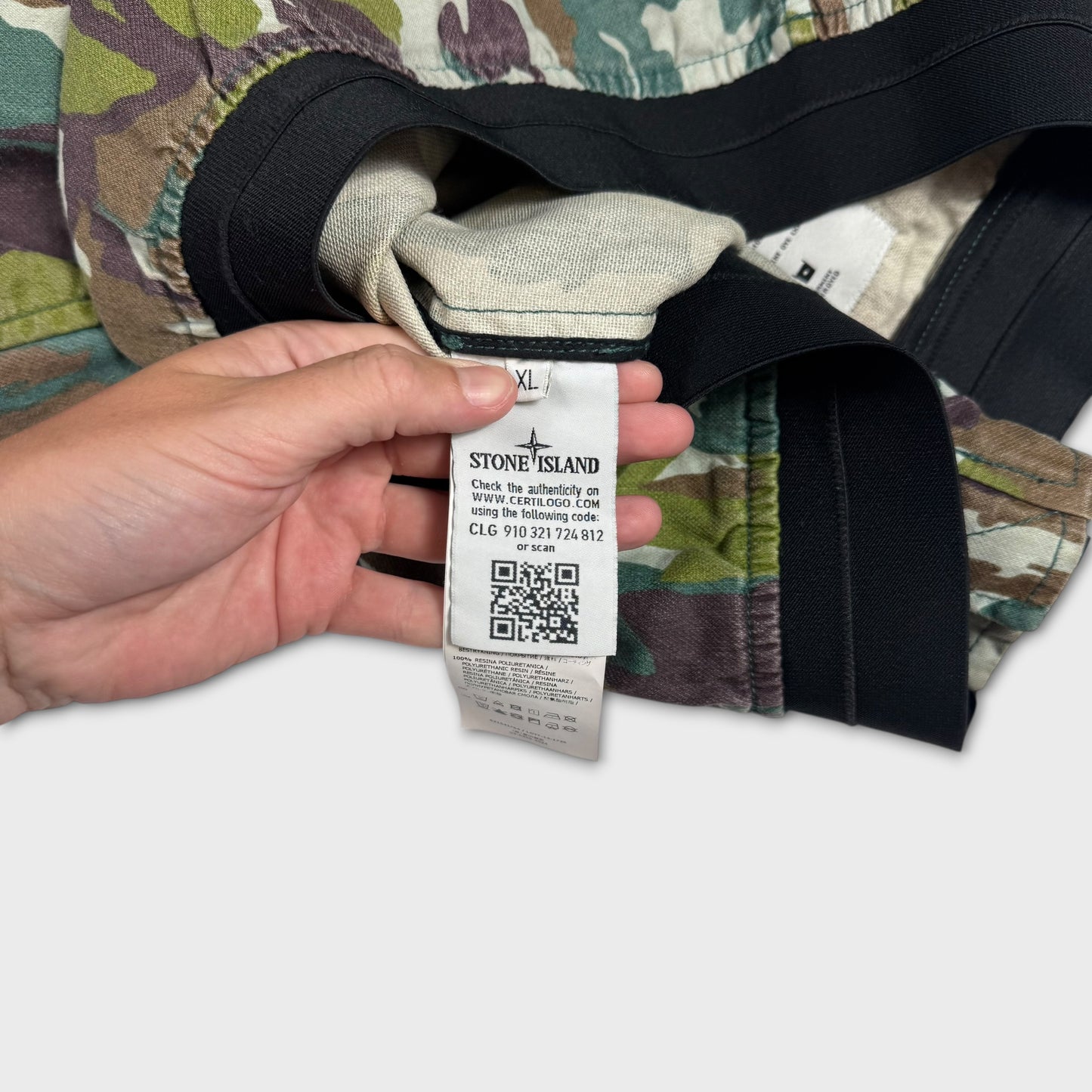 Stone Island Flowing Camo Watro Bomber Jacket XL