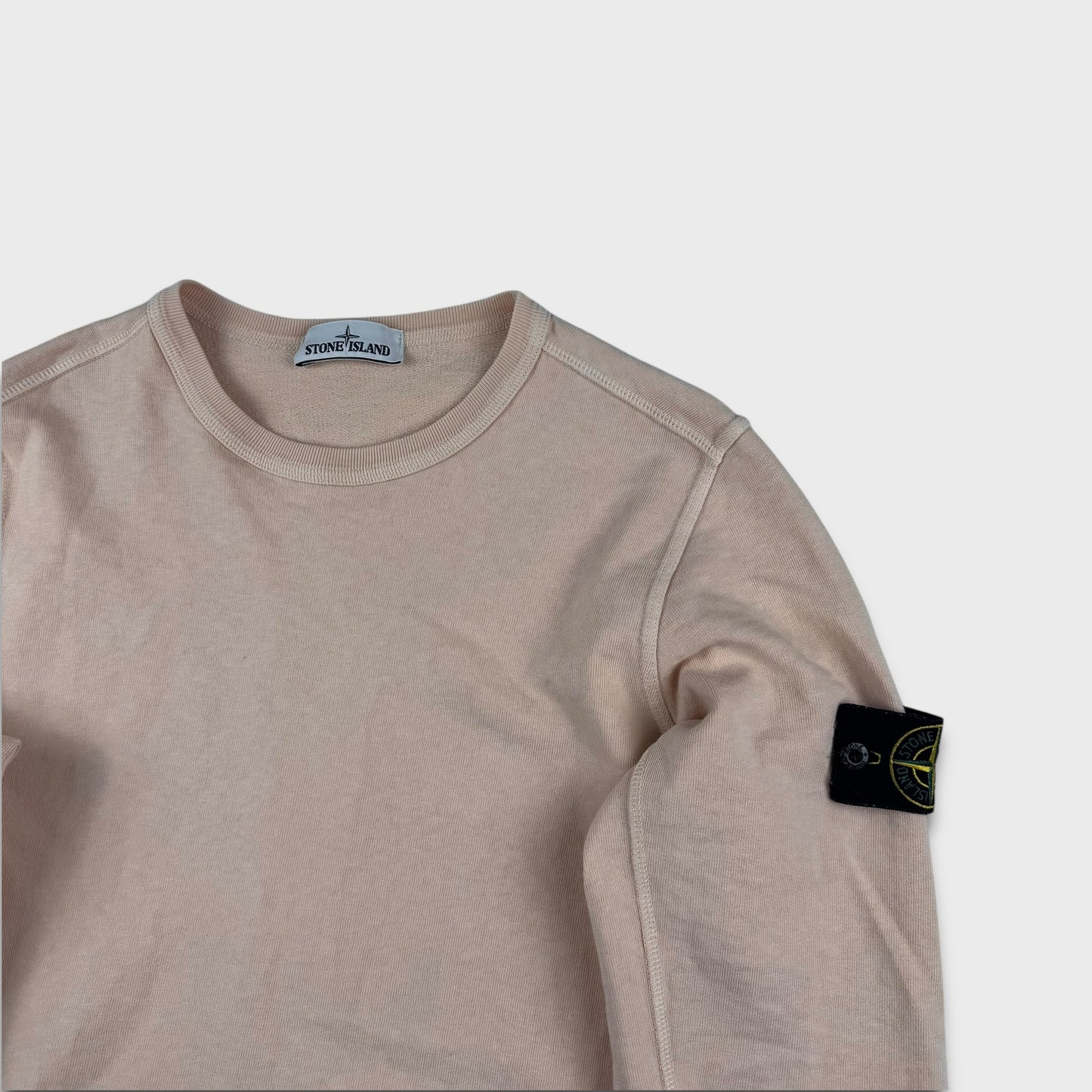 Stone Island Peach Crewneck Sweatshirt M