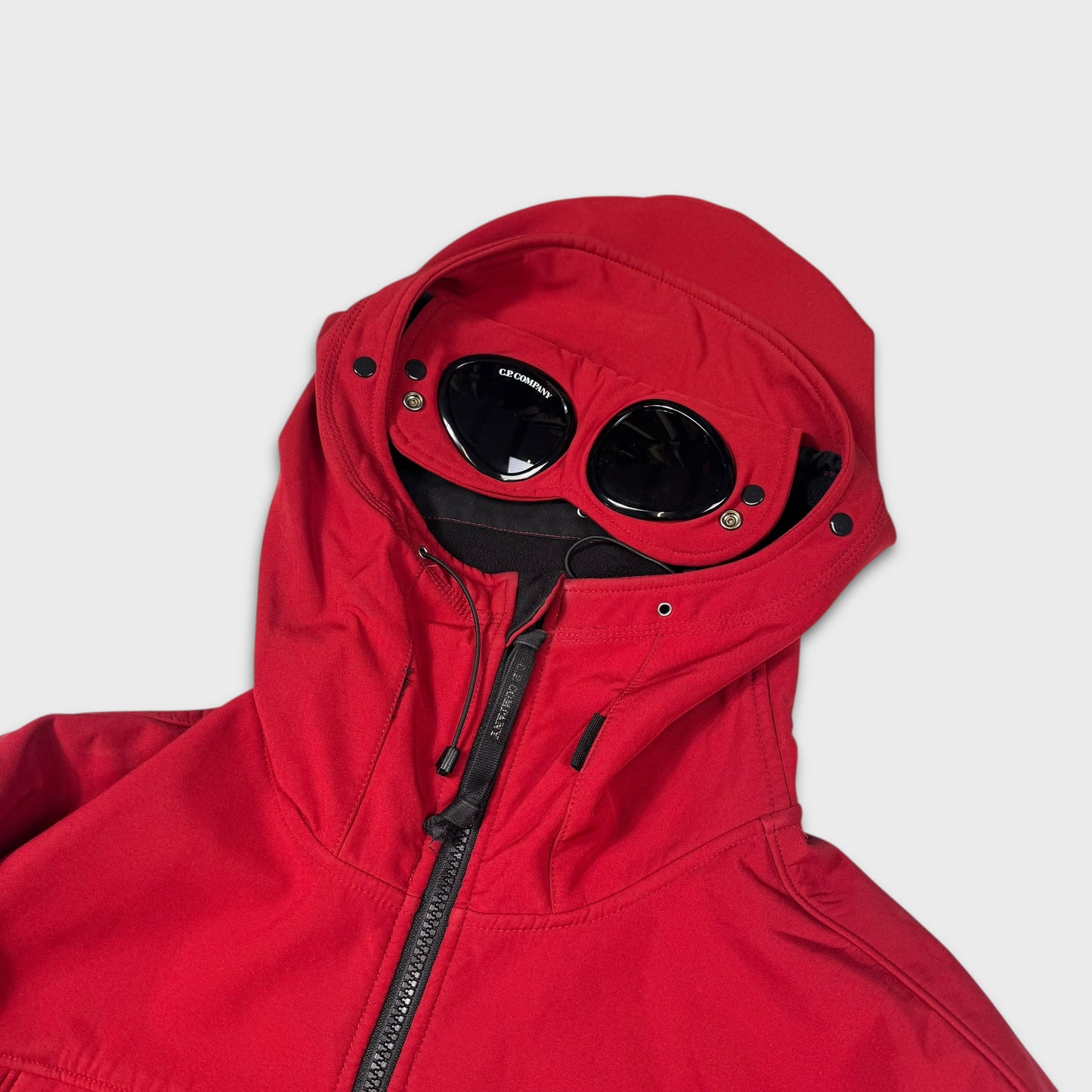 CP Company Red Soft Shell Goggle Jacket XXL