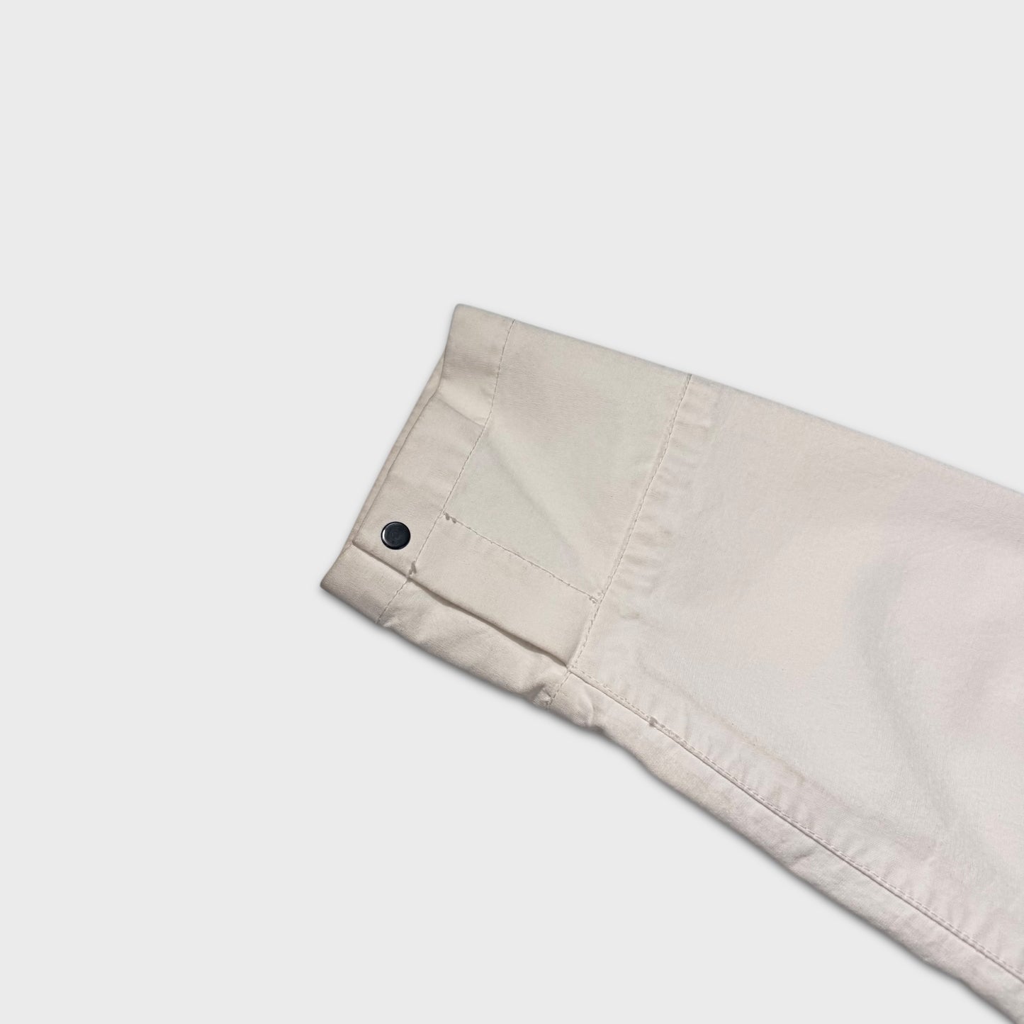 Stone Island White Tela Marina-R Glow Jacket L