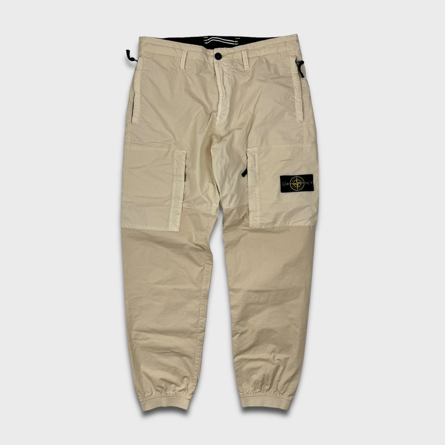 Stone Island Mussola Gomatta / Cotton Cargo Pants W34