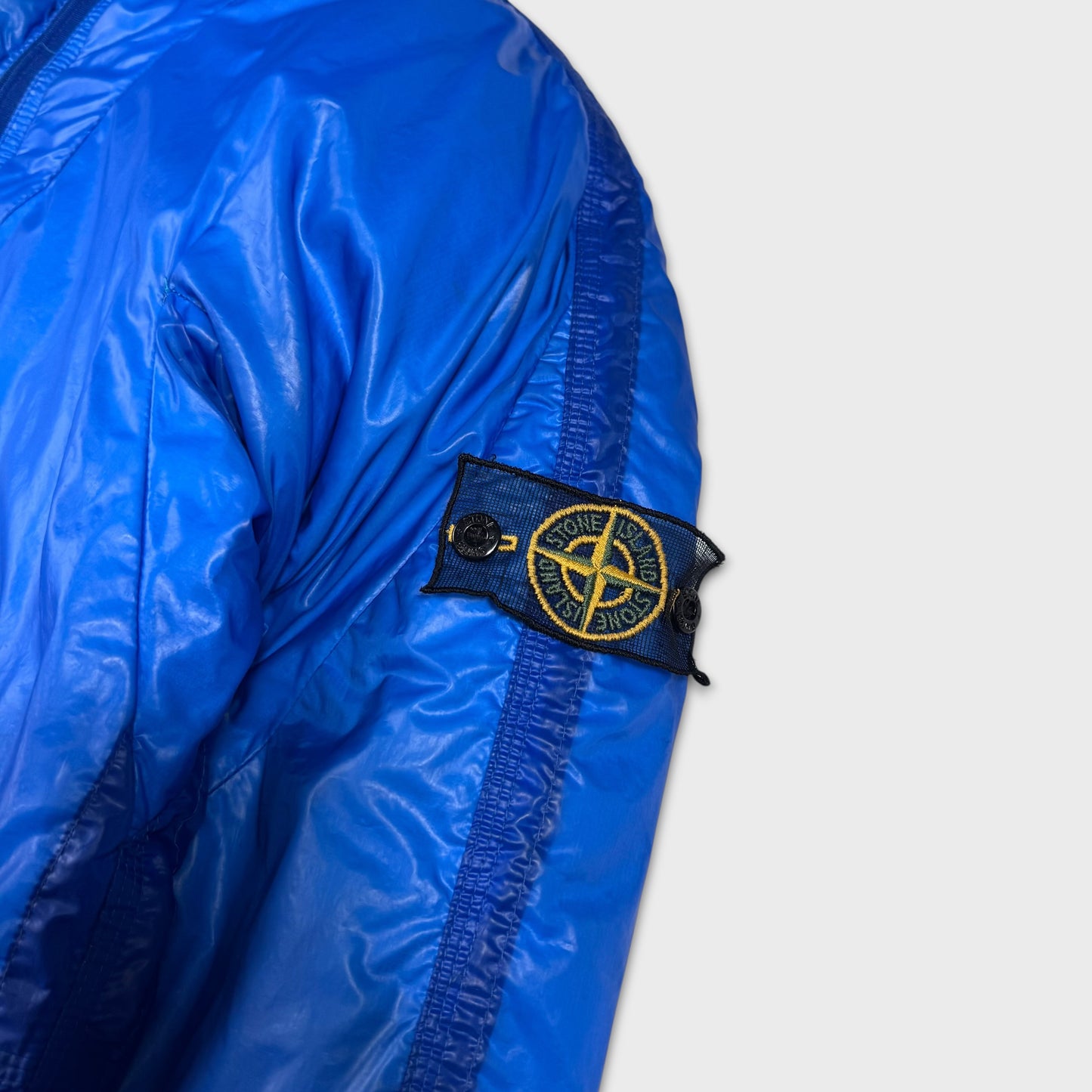 Stone Island 2008 Mesh Badge Goose Down Jacket L