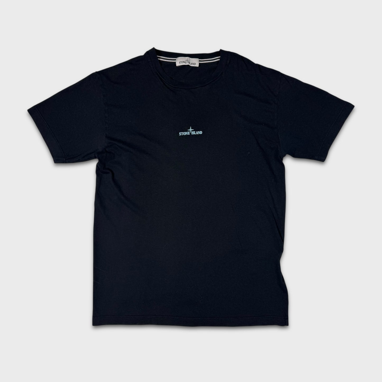 Stone Island Black Logo T-Shirt M