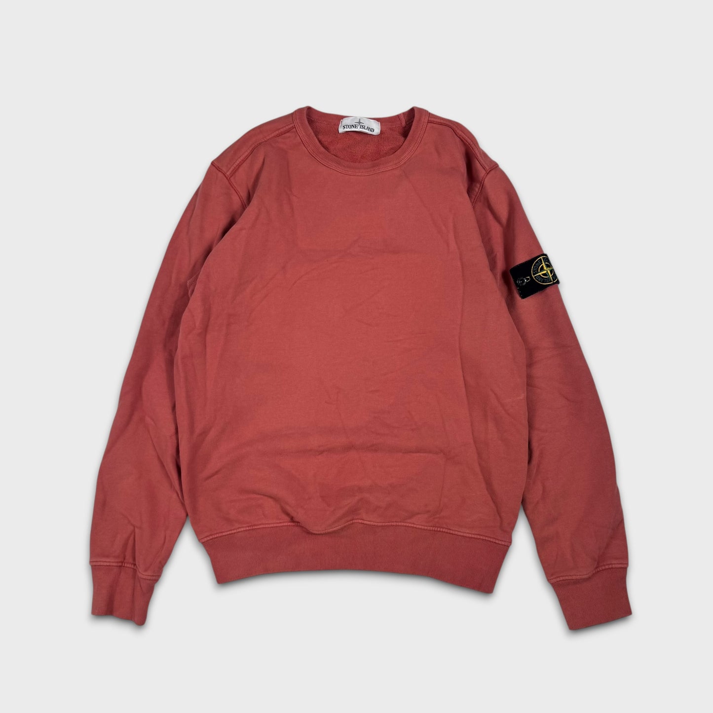 Stone Island Rust Crewneck Sweatshirt M