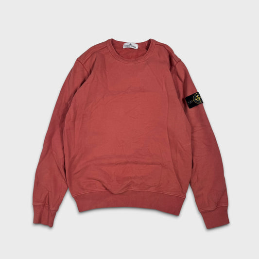 Stone Island Rust Crewneck Sweatshirt M
