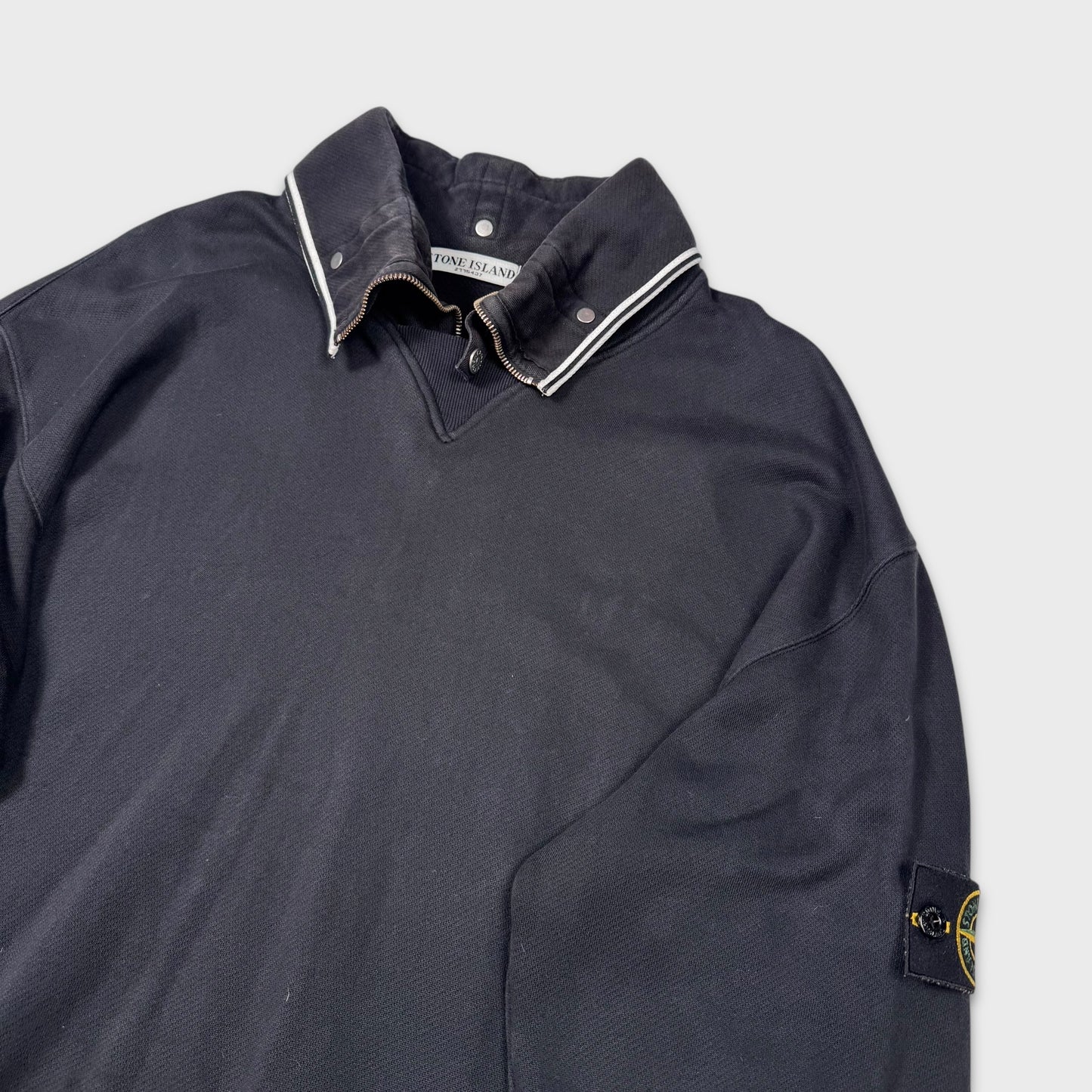 Stone Island Black Collar Sweatshirt 3XL