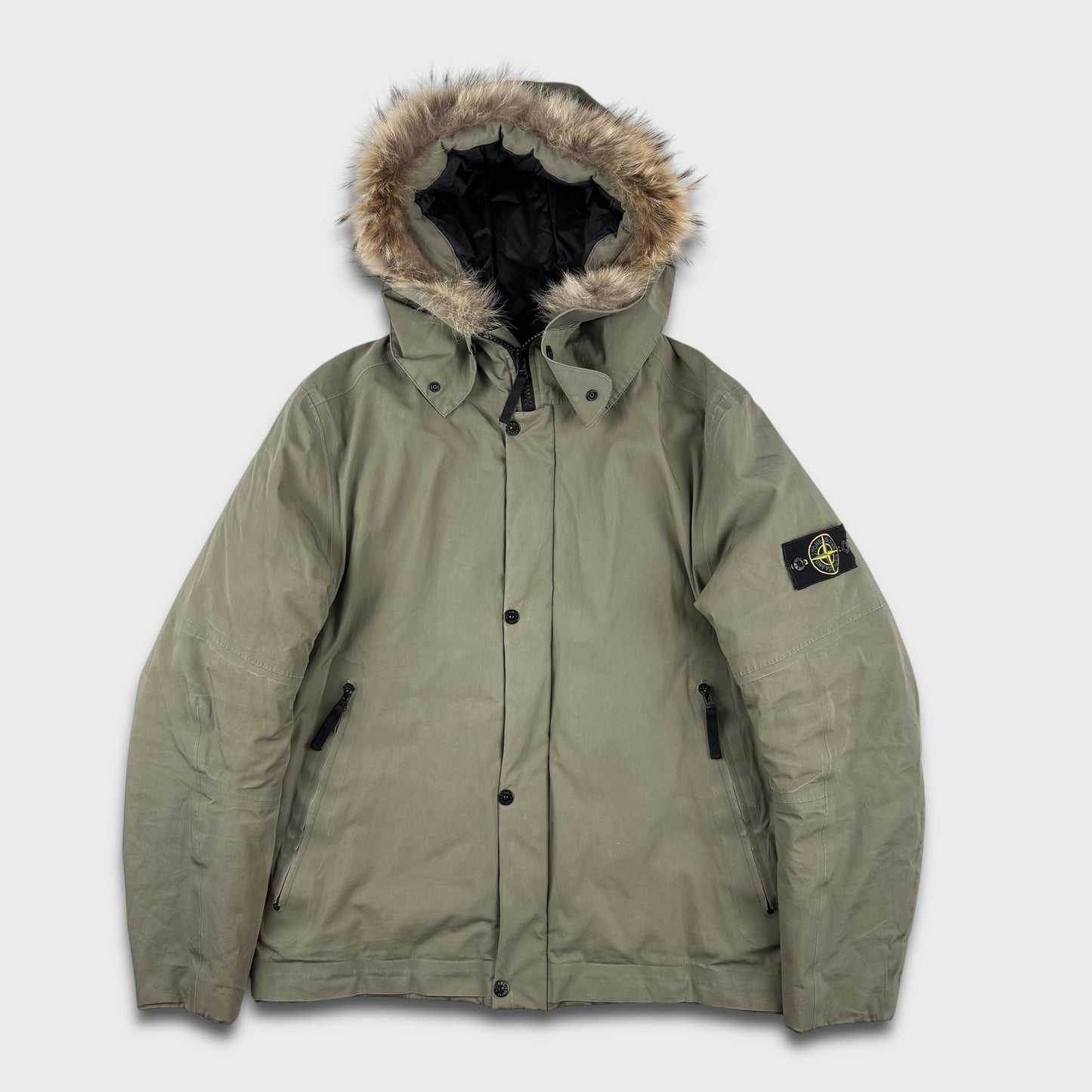 Stone Island Water Repellent Supima Cotton Primaloft Jacket L