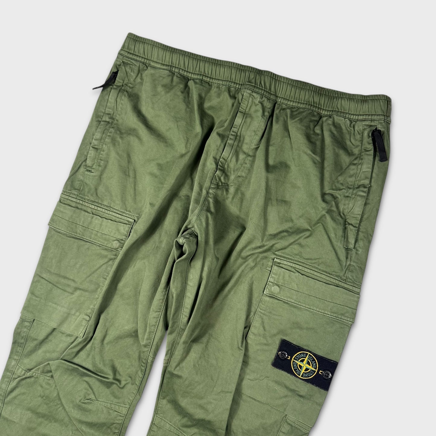 Stone Island Olive Cargo Pants W40