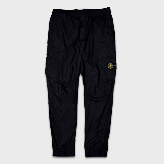 Stone Island Black Tela Cargo Pants W38