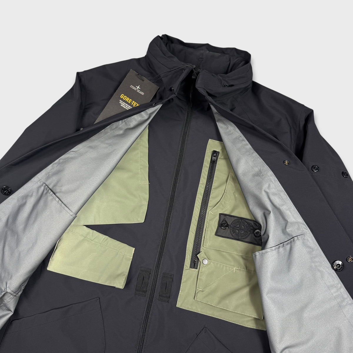 Stone Island Shadow Project Goretex Stealth Jacket Reflective Parka NEW XL