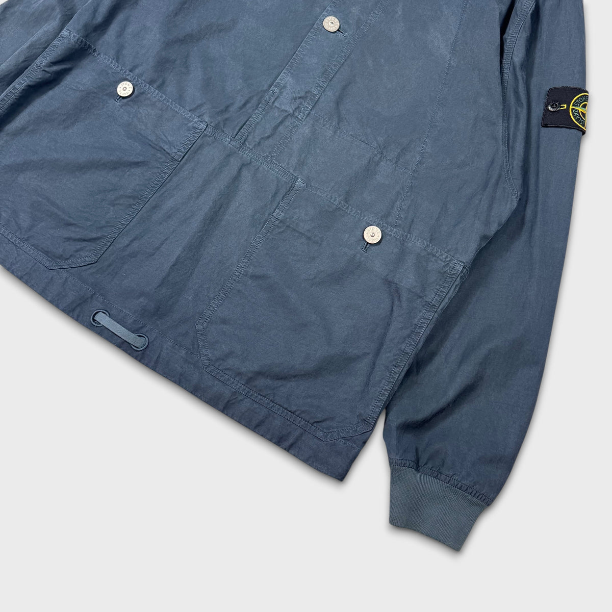 Stone Island Cupro Cotton Twill-TC Smock Jacket S
