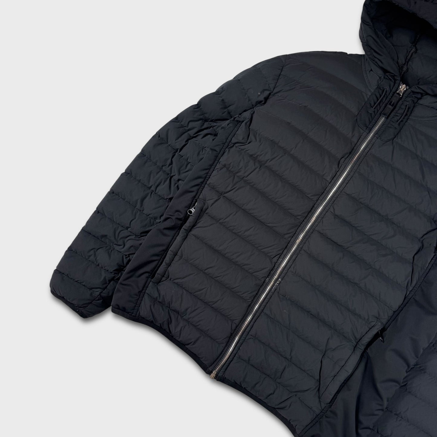 Stone Island Loom Woven Down Chambers Hooded Jacket M