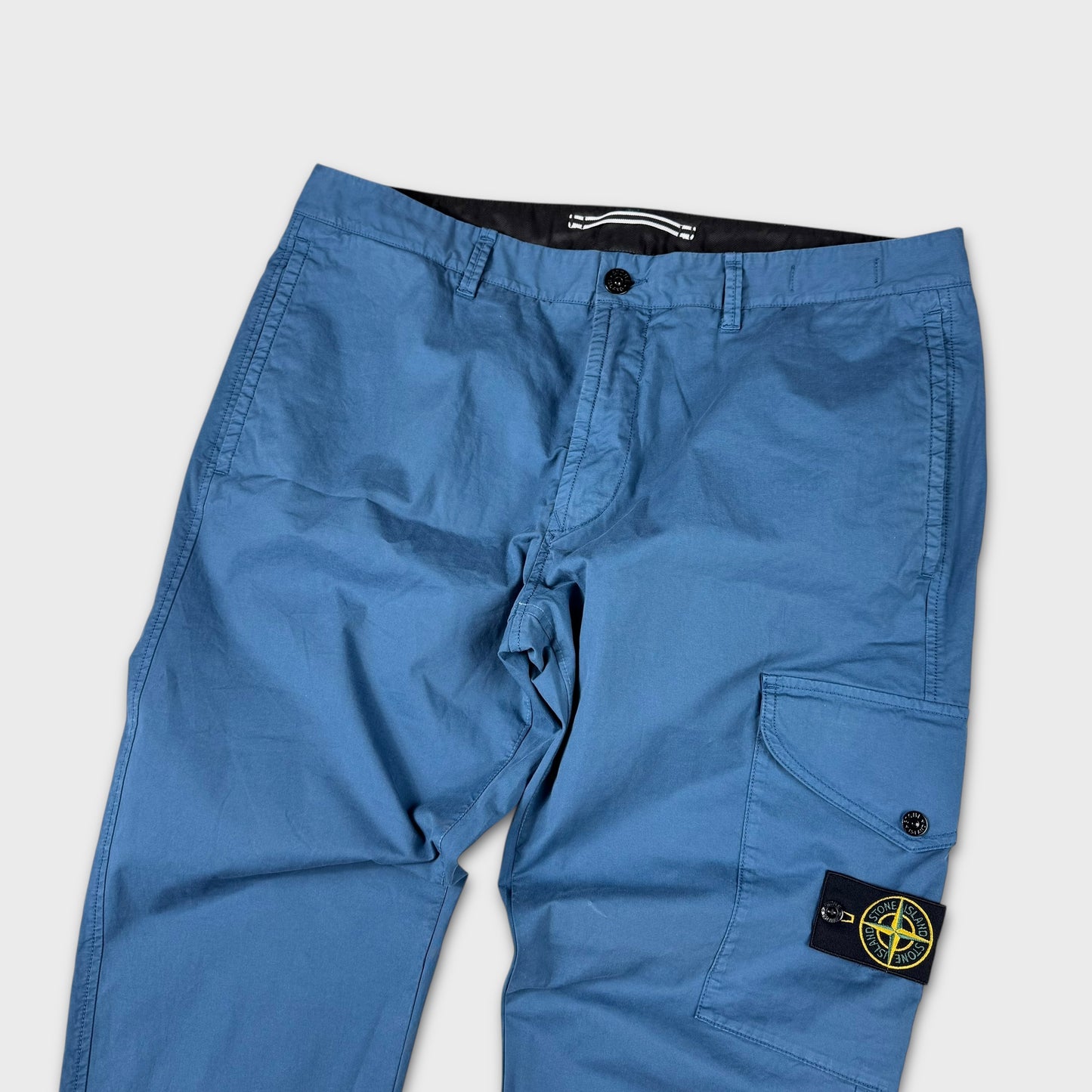 Stone Island Blue Badge Cargo Pants W38