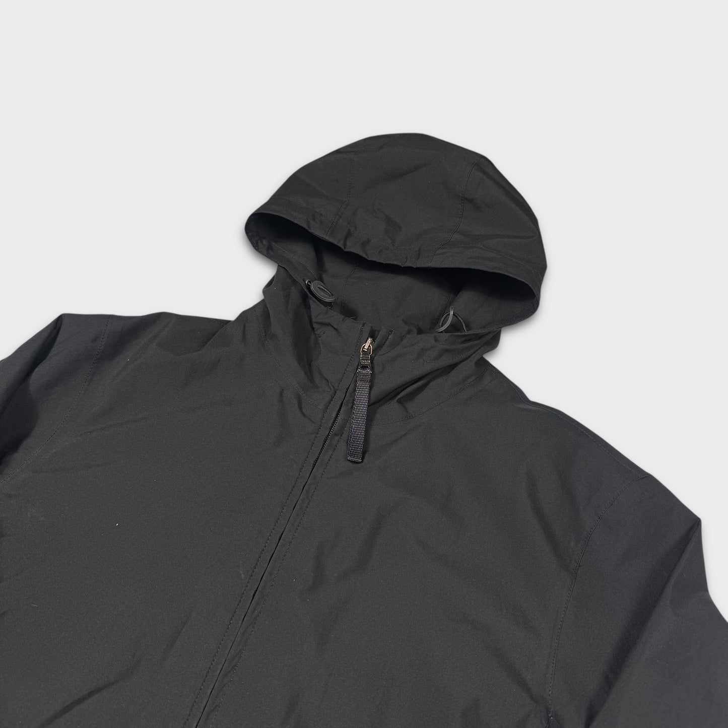 Prada Sport Black Mid-Length Parka Jacket L