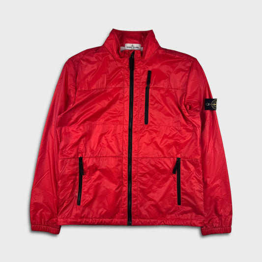 Stone Island Red Micro Ripstop Quilted Jacket XL