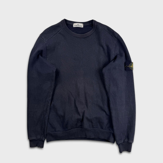 Stone Island Navy Crewneck Sweatshirt L