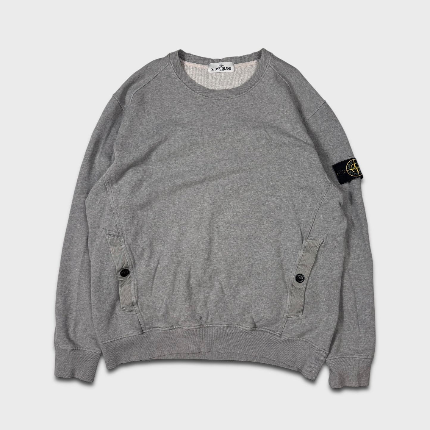 Stone Island Grey Crewneck Sweatshirt XXL
