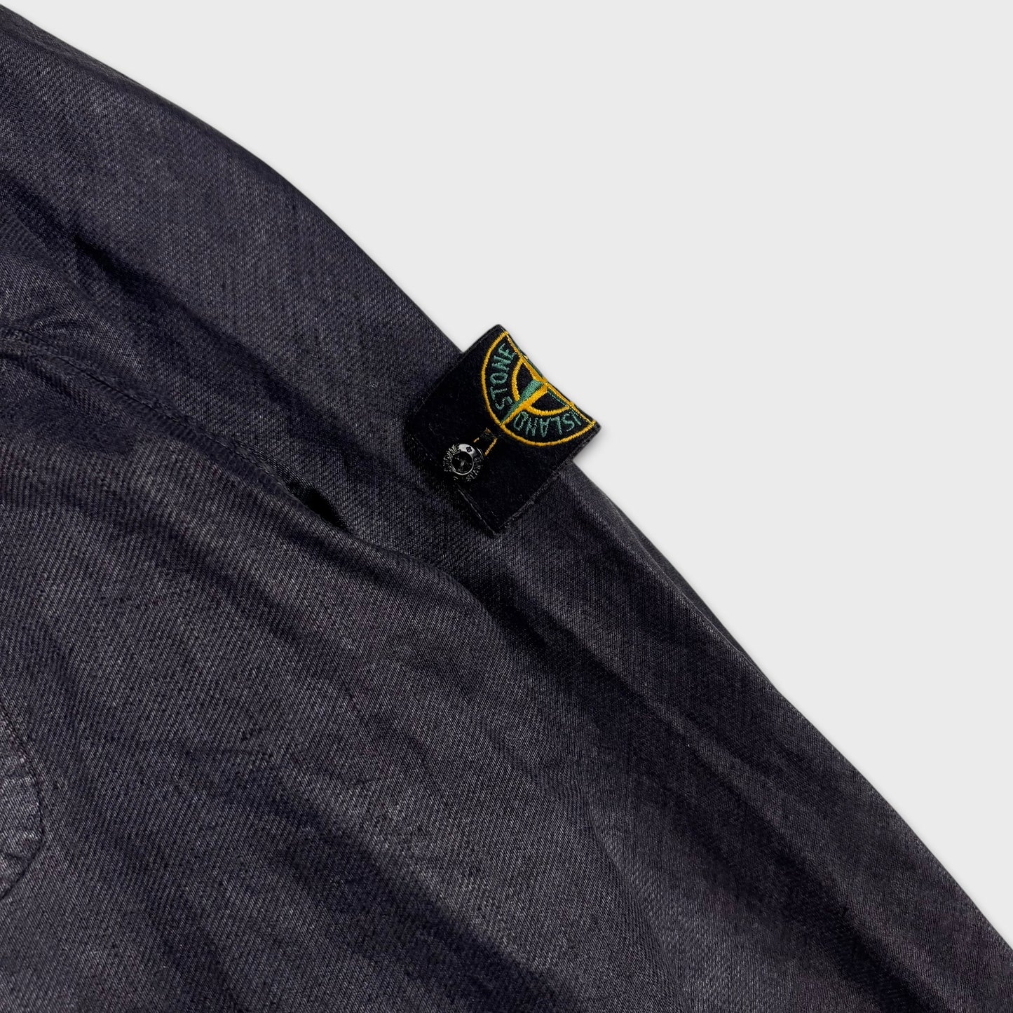 Stone Island SS2003 Cotton Canvas Charcoal Jacket XL