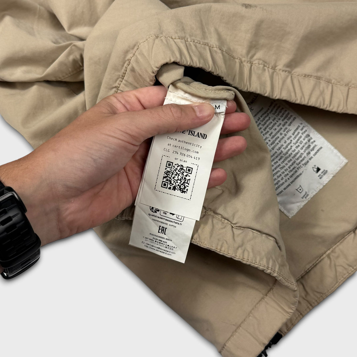 Stone Island Supima Cotton Twill Stretch-TC Jacket M