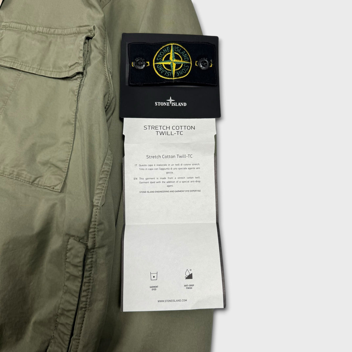 Stone Island Stretch Cotton Twill-TC Jacket BNWT M