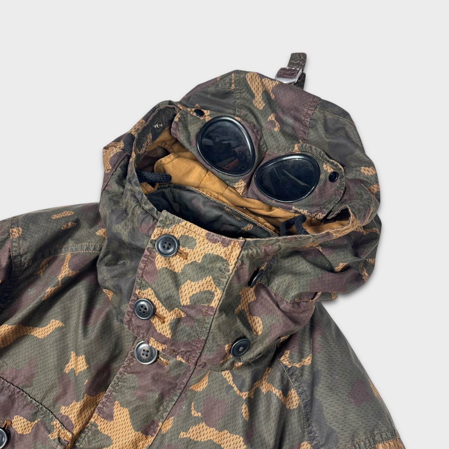 CP Company 50 Fili La Mille Goggle Hood Down Jacket L