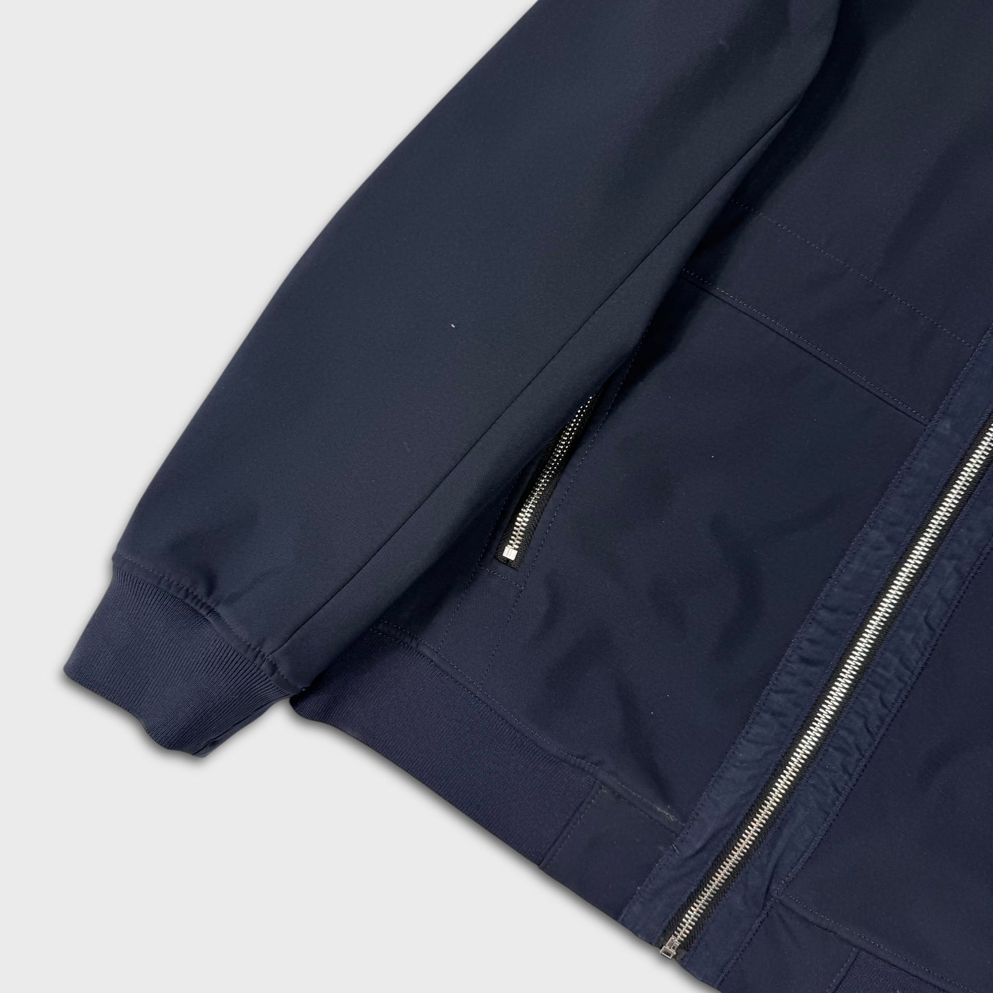 Stone Island Navy Soft Shell-R Jacket M