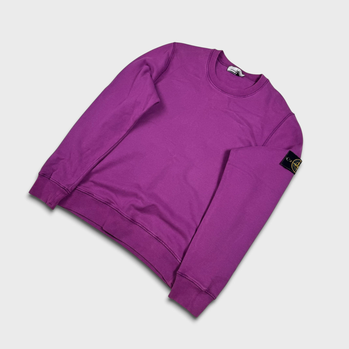 Stone Island Magenta Crewneck Sweatshirt M