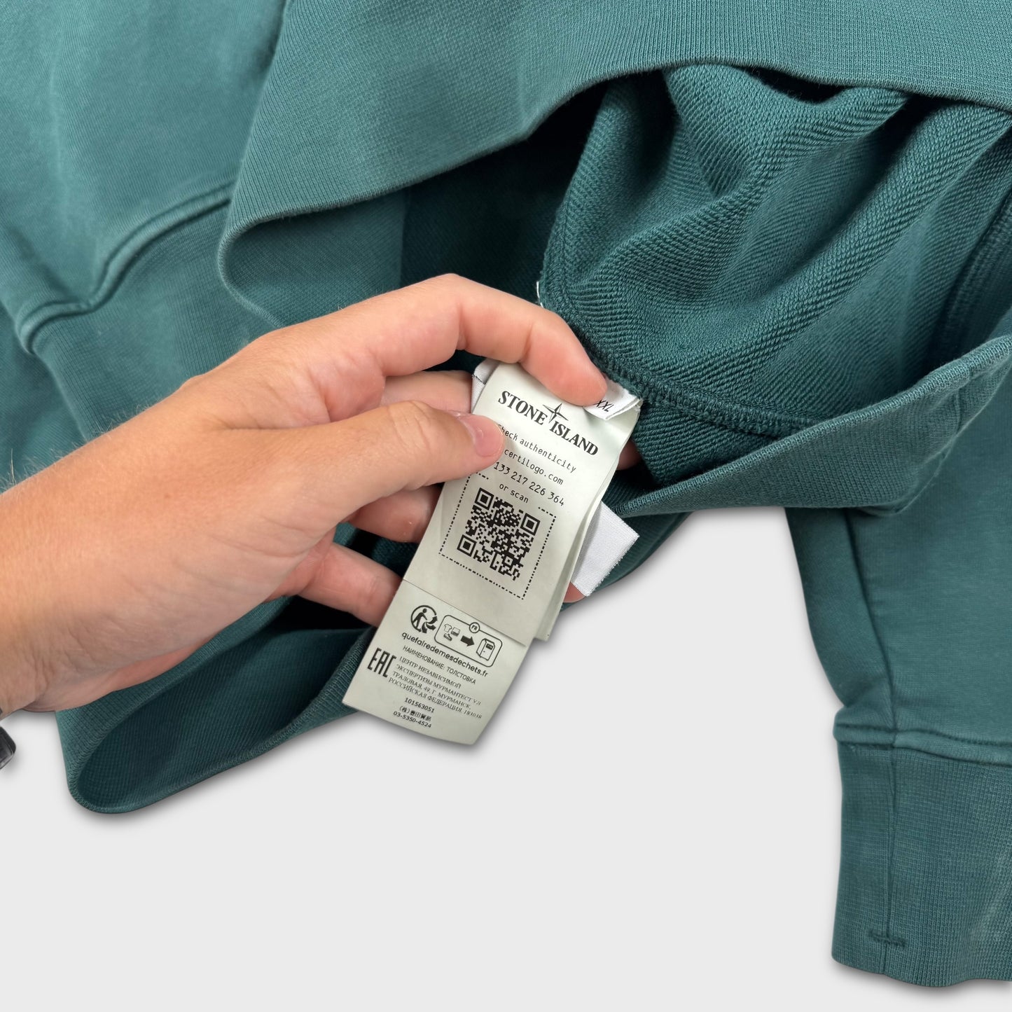 Stone Island Petrol Green Crewneck XXL
