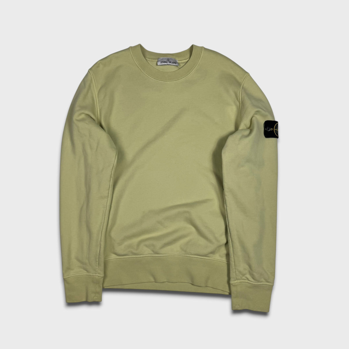 Stone Island Lime Crewneck Sweatshirt M