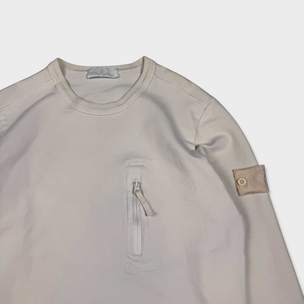 Stone Island Natural Ghost Crewneck M