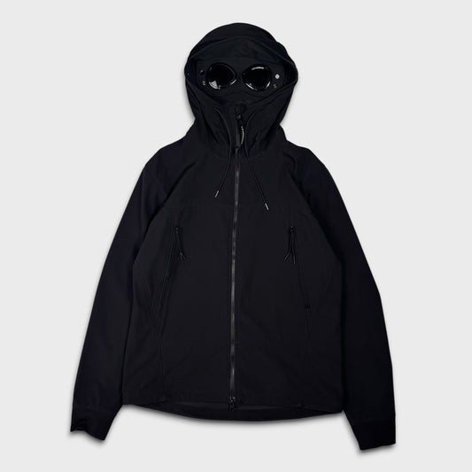 CP Company Black Goggle Soft Shell-R Jacket L