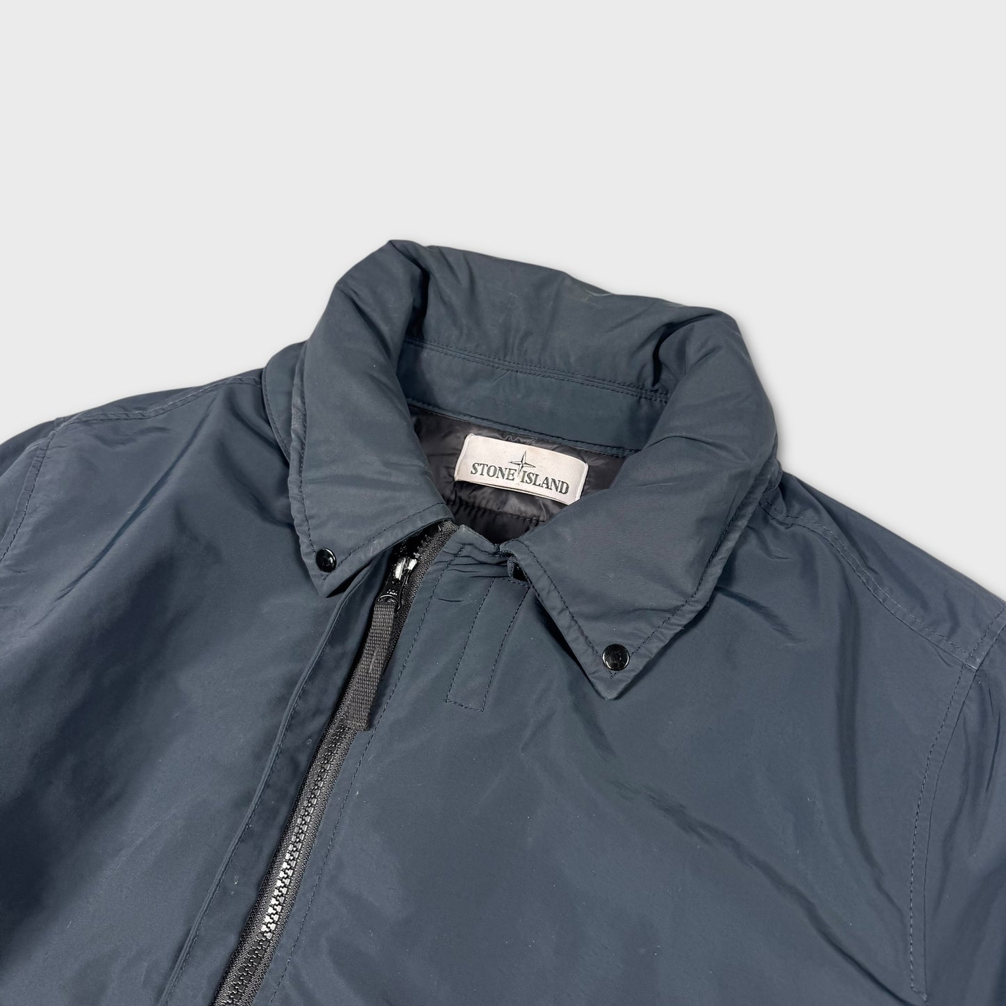 Stone Island Navy Micro Reps Primaloft Parka Jacket M