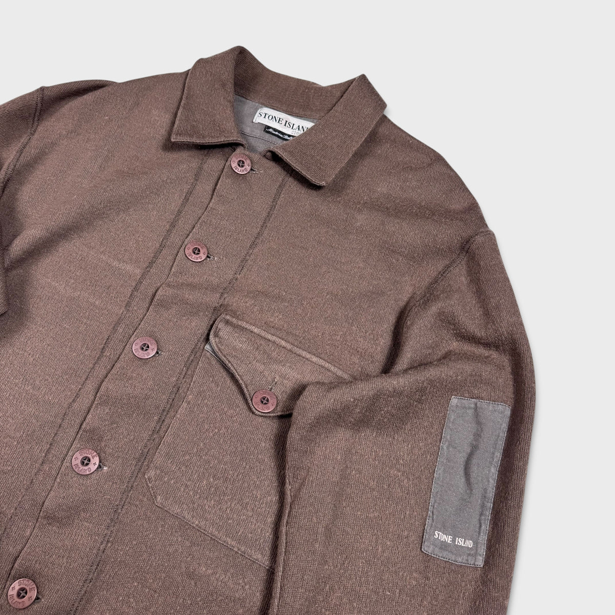 Stone Island 2000’s Button Up Jumper S