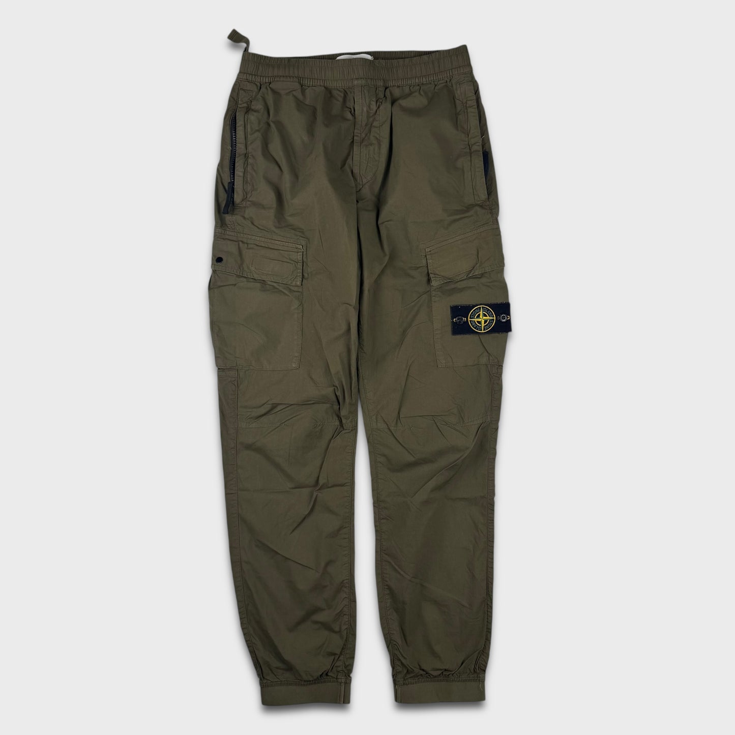 Stone Island Olive Cargo Pants W30