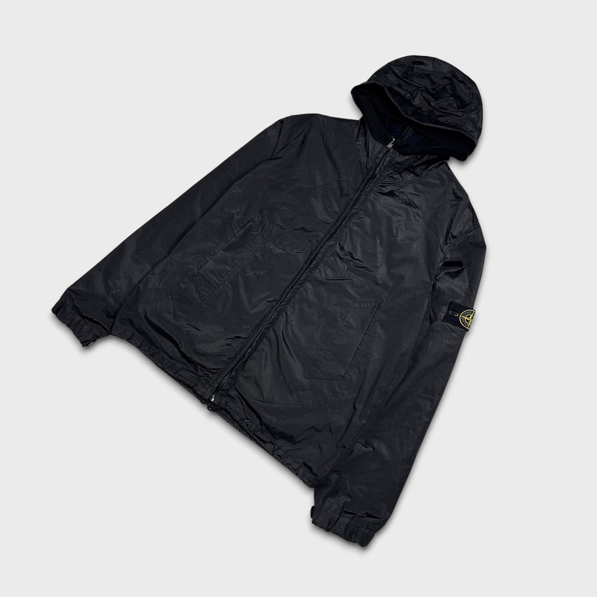 Stone Island 2007 Nylon Shimmer Flock Jacket XL