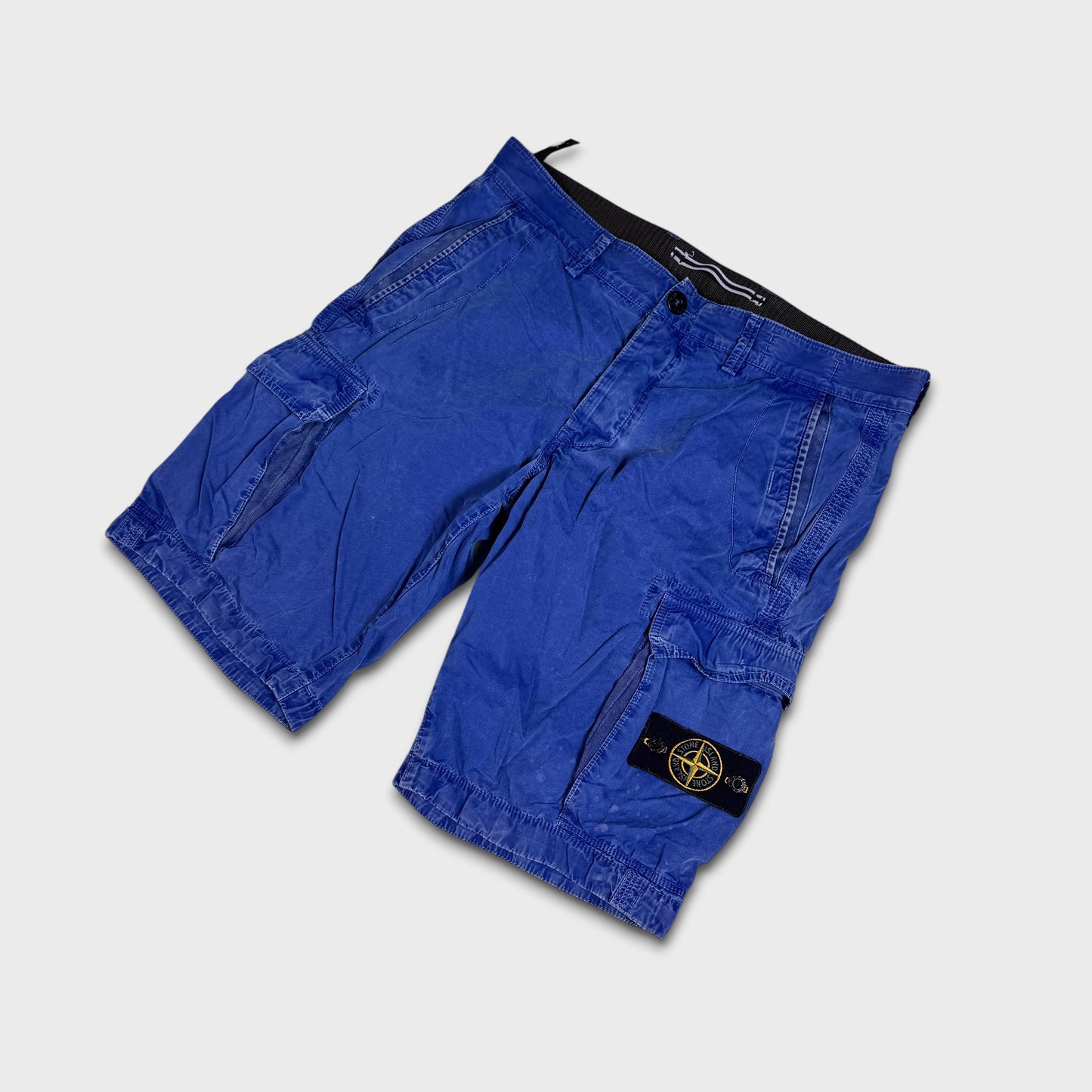 Stone Island Badge Cargo Shorts W32