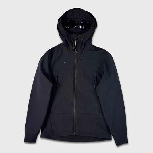 CP Company Black Goggle Soft Shell Jacket L