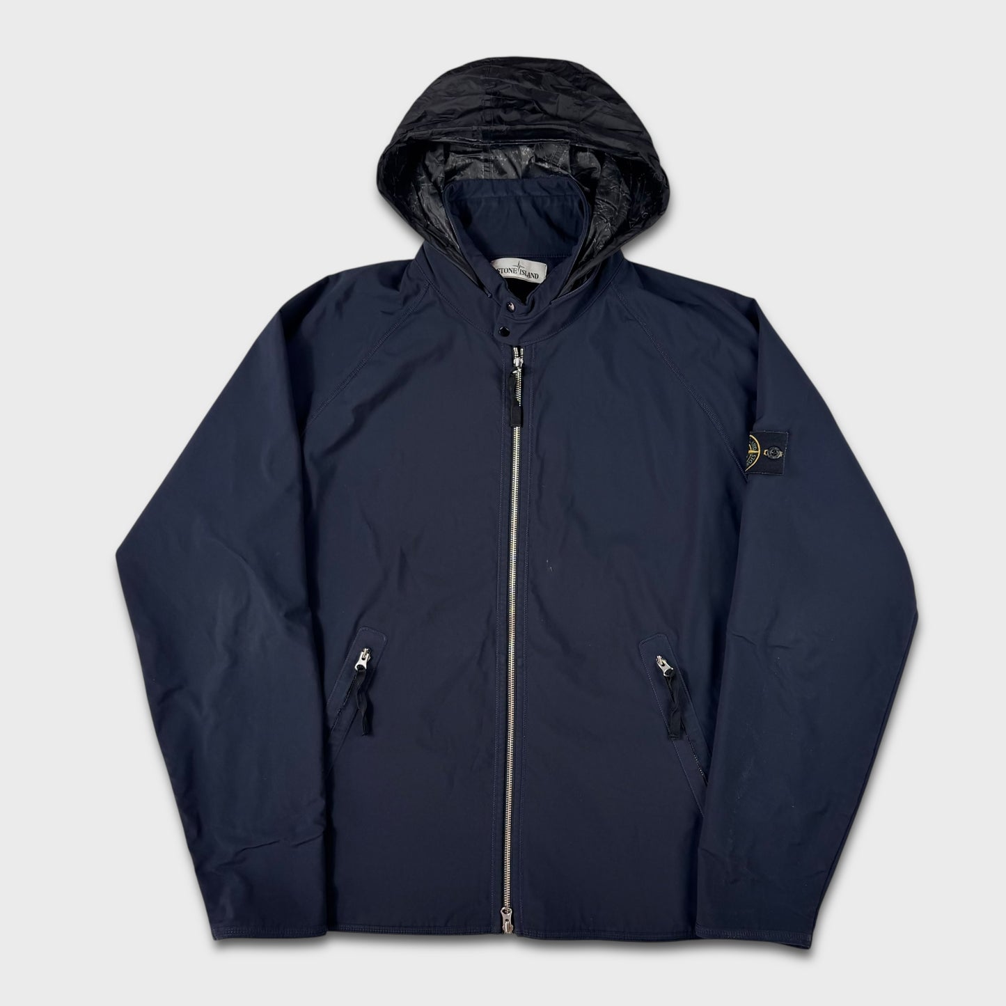 Stone Island Navy Light Soft Shell-R Jacket XXL