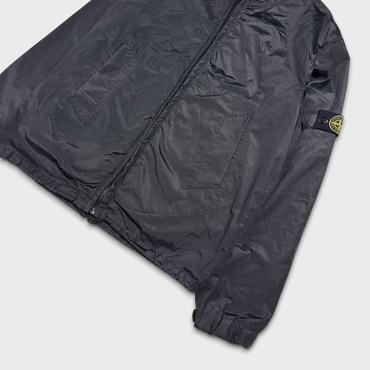 Stone Island 2007 Nylon Shimmer Flock Jacket XL