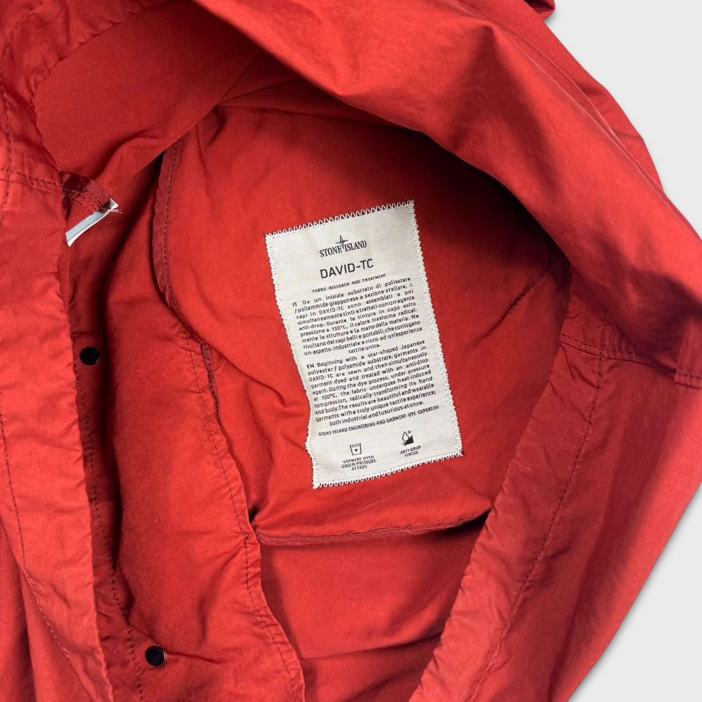 Stone Island Red David-TC Jacket S