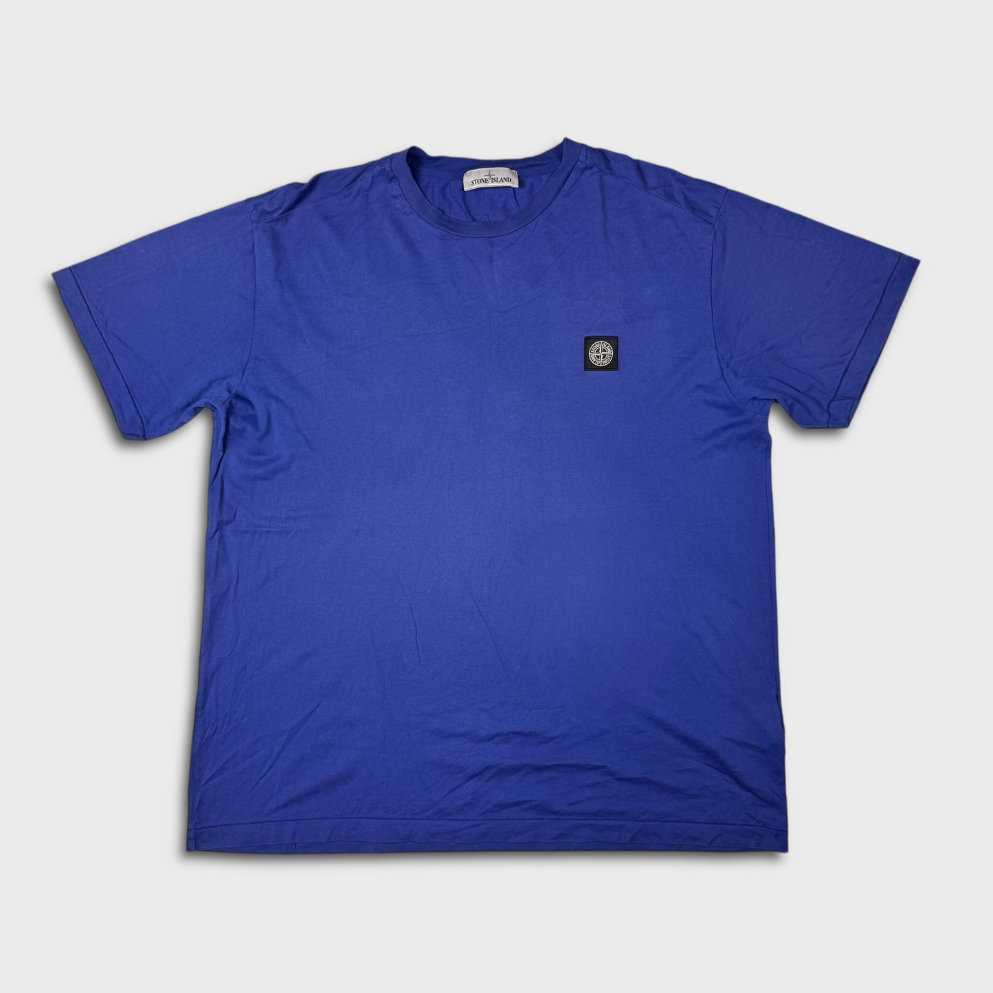 Stone Island Royal Blue Compass Logo T-Shirt 3XL
