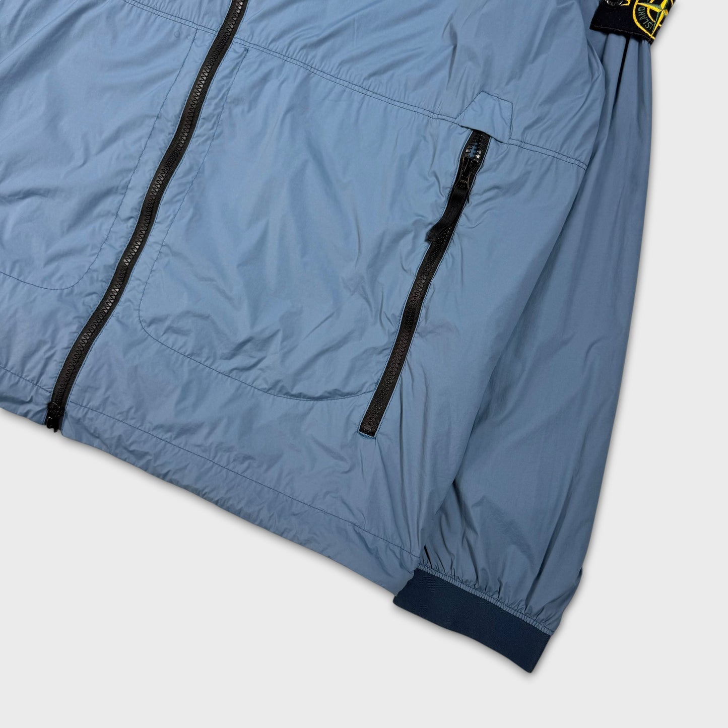 Stone Island Blue Skin Touch Nylon-TC Jacket XXL