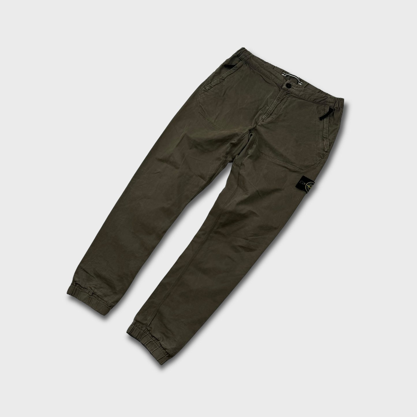 Stone Island Olive Cargo Pants L