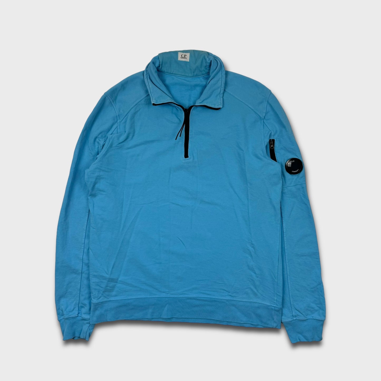 CP Company Sky Blue Quarter Zip XL