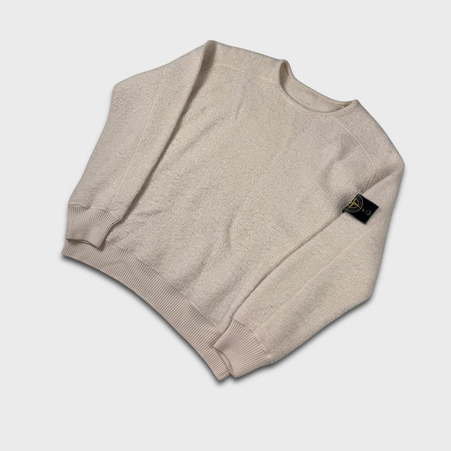 Stone Island 80’s Green Edge Fleece Jumper L