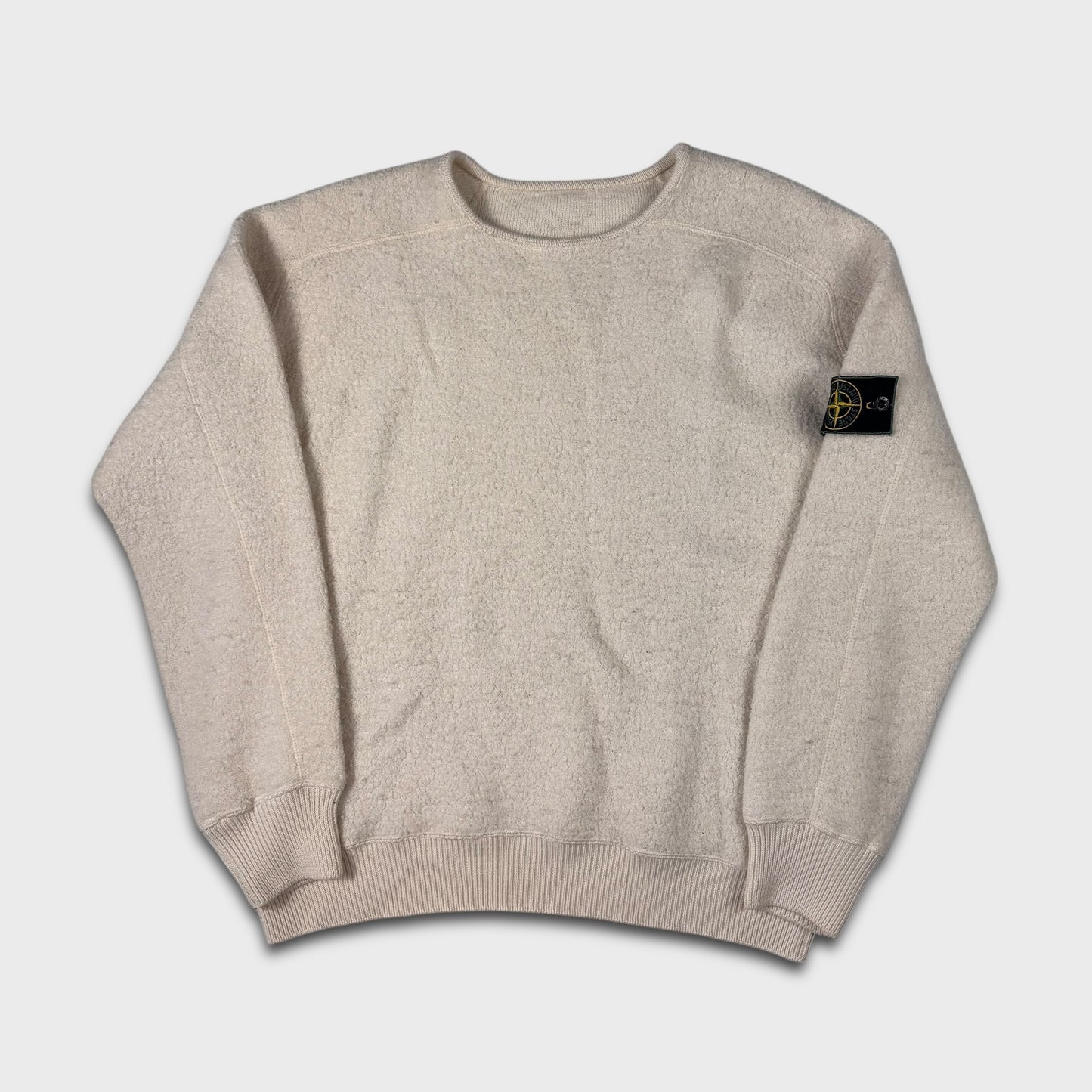 Stone Island 80’s Green Edge Fleece Jumper L