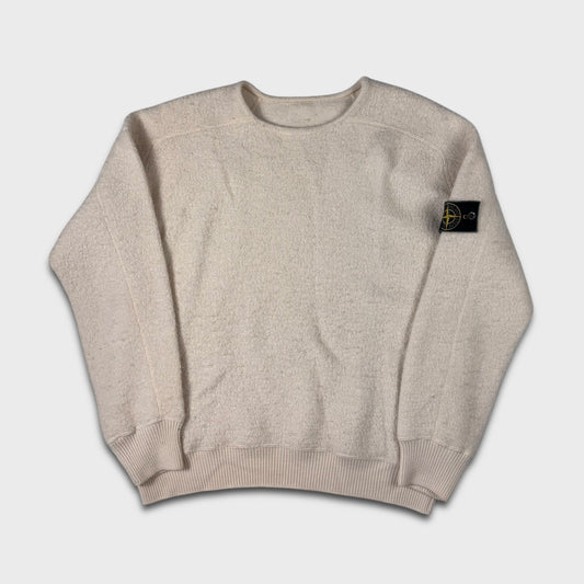 Stone Island 80’s Green Edge Fleece Jumper L